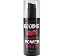 EROS Power Line Fresa Power Fruit Lubricante 125 Ml - Lubricante A Base De Agua Con Sabor Irresistible