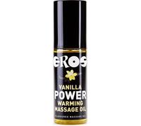 EROS Power Line Aceite Masaje E Calor 100 ML - Aceite Comestible Con Sabor A Vainilla Y Efecto Calor Intenso