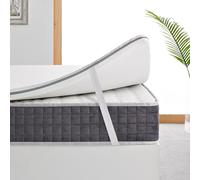 Eross Confort | Cubre Colchón Viscoelástica 160x200. Topper Viscoelástico 100% Antialérgico y Transpirable, Se Adapta a la Forma de tu Cuerpo. Funda Lavable con Cremallera.