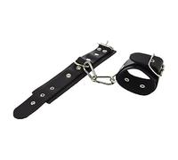 Rimba - Esposas con mosquetones (5 cm), color negro