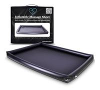 EROTICGEL Sábana de Masaje Inflable, lámina Impermeable de PVC Duradera Negra con Lados inflables, 205cm x 156cm x 12cm, sábanas de Terapia de Masaje Nuru