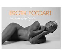 Erotik Fotoart Klassische Aktfotografie (Wandkalender 2026 DIN A2 quer), CALVENDO Monatskalender: Sinnliche Aktfotografie von schönen Frauen stillvoll in schwarz-weiß