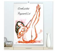 Erotische Aquarelle (hochwertiger Premium Wandkalender 2026 DIN A2 hoch), Kunstdruck in Hochglanz: Erotische Frauen in Aquarell