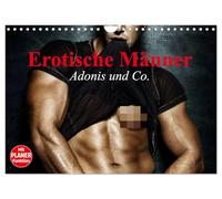 Erotische Männer. Adonis und Co. (Wandkalender 2026 DIN A4 quer), CALVENDO Monatskalender: Stilvolle Männererotik und starke Muskeln für aufregende Momente