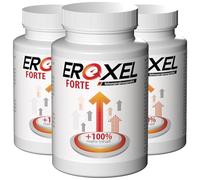 Eroxel Forte 180 cápsulas (3 x 60 cápsulas), paquete de 3 unidades