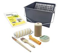 ERP - KIT INTERIOR ANTIGOTA PINTURAS PLASTICAS - CUBETA CON REJILLA - RODILLO ANTIGOTA - CINTA - PAPEL CON CINTA - CUBRETODO - PALETINA - PINCEL CABOLATA