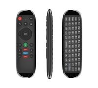 Erpmlyo Control Remoto Modo pulsador Voz Negro | Alcance 15 m, versión A-Con retroiluminada, interfaz USB, alimentación integrada.