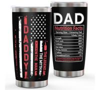 Erpotyl Regalos para el día del padre de parte de hija, hijo, esposa, regalos para papá, padrastro, suegro, él, marido, bono, papá, abuelo, tío, cumpleaños, Navidad, aniversario, día del padre, vaso