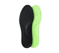 ERQIAO 10 plantillas ortopédicas unisex de espuma viscoelástica desodorizantes para zapatos deportivos que absorben el sudor, accesorios suaves para zapatos (negro, 1 par, 39-40)