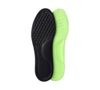 ERQIAO 2/10 plantillas ortopédicas unisex de espuma viscoelástica suave, transpirables, desodorizantes, accesorios para zapatos deportivos antisudor (negro (2 unidades), 37-38)