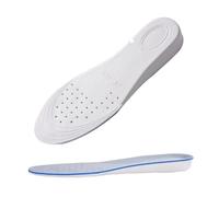 ERQIAO 2 pares de plantillas invisibles de aumento de altura para zapatos, transpirables, cómodas para pies, mujeres, hombres, zapatos de levantamiento de talón, almohadillas ortopédicas (altura 1,5