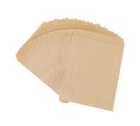 ERQIAO 25/50 bolsas de papel kraft de agradecimiento de 13 x 18 cm para regalos de boda, bolsa de embalaje de galletas para invitados, fiesta de cumpleaños, bolsa de regalo (B05, 50 unidades)