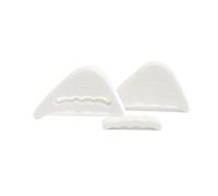 ERQIAO Almohadilla de inserción para antepié para mujer, tacones altos, media esponja, ajuste de cojín, plantillas de relleno de pies, almohadillas antidolor (blanco)