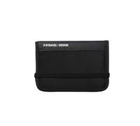 ERQIAO Cartera de viaje impermeable para pasaporte, multifuncional, pequeña, para tarjetas de crédito, bolsa de almacenamiento portátil para documentos, Black, Talla única