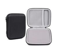 ERQIAO Estuche portátil para púas de guitarra con ranura para púas, color negro y amarillo, para afinador de guitarra, bolsa de almacenamiento para piezas de guitarra, Black, Talla única