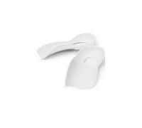 ERQIAO Plantillas ortopédicas ortopédicas para pies planos, almohadillas para la salud de los zapatos, almohadilla de soporte de arco para el cuidado de los pies, unisex, 1 par (blanco, UE 35-39)