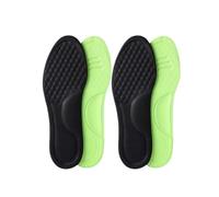 ERQIAO Plantillas ortopédicas unisex de espuma viscoelástica, plantilla desodorizante, absorbe el sudor, accesorios suaves para zapatos (color negro (4 unidades), talla 35-36