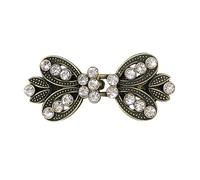 ERQIAO Sujetadores de clip retro para ropa, pinzas para ropa, bufanda, broche plateado, clip de hebilla, soporte para mujer, joyería de vestir, talla única, Ágata