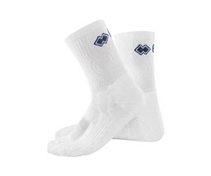 Errea A42300 - Calcetines deportivos unisex para niños, color blanco y azul, talla XS