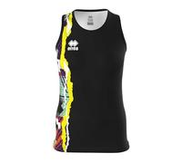 Errea Pamela - Camiseta sin Mangas para Mujer, Negro, L