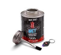 1000 Miglia BKR 3102 Lubricante para cadenas de bicicletas WET- 400 ml, para condiciones húmedas, mojadas y con barro, tarro All-In-One con cepillo incluido