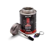 ERRECOM 1000 Miglia BKR 3103 Lubricante para cadenas de bicicletas All Weather - 240 ml, para todas las estaciones y condiciones climáticas, tarro All-in-One con cepillo incluido