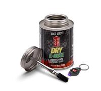 1000 Miglia BKR 5101 E-BIKE DRY Lubricante Cadenas de Bicicletas eléctricas para senderos secos y polvorientos - 240 ml, fórmula fluorescente y perfumada,Bote All-in-One con cepillo incluido