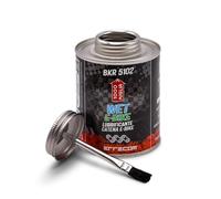 ERRECOM 1000 Miglia BKR 5102 E-BIKE WET Lubricante Cadenas de Bicicletas eléctricas para senderos húmedos - 400 ml, mojados y embarrados fluorescente y perfumado, Bote All-in-One con cepillo incluido
