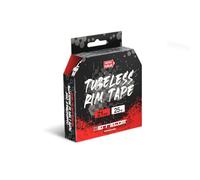 ERRECOM 1000 Miglia Tubeless Rim Tape 25 metros x 21 mm, Cinta Sellante para convertir llantas de bicicleta con cámara a Tubeless, Ultra Resistente, Incluye 10 Sellos Adhesivos