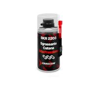 Errecom BKR 2203 Spray Desengrasante Cadena Moto de Alta presión y Secado rápido, Bote Aerosol de 250 ml
