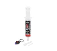 Errecom BKR 6101 Lubricante Cadena de Bicicleta para uso en Condiciones de Frío Extremo hasta -50°C y Senderos nevados - 60 ml, Jeringa con aplicadores Drop y Huggie System, Fluorescente