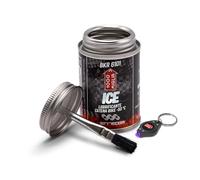 Errecom BKR 6101 Lubricante Cadena de Bicicleta para uso en Condiciones de Frío Extremo hasta -50°C y Senderos nevados - 120 ml, Fórmula Fluorescente, Botella All-In-One cepillo incluido