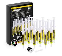 ERRECOM Brilliant - 12 x 7,5, Detector Fluoresciente UV para localizar Las Fugas de Gas Refrigerante en los Sistemas de Aire Acondicionado de Automóviles + adattator R134a