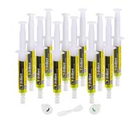 ERRECOM Brilliant - 12 x 7,5 ml, Detector Fluoresciente UV para localizar Las Fugas de Gas Refrigerante en los Sistemas de Aire Acondicionado y Refrigeración, Incluye adattatores 1/4 SAE y 5/16 SAE