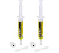 ERRECOM Brilliant - 7,5 ml, UV Refrigerant Leak Detector Dye for Air Conditioning and Refrigeration Systems, Includes 1/4 SAE Adapter (Paquete de 2)