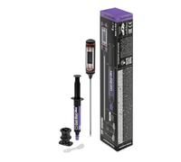 ERRECOM Cool-Shot Ultra Restaura la eficiencia original del A/C del automóvil, aire más frío, incluye termómetro para verificar la temperatura antes y después, jeringa 6 mL + adaptador para R134a