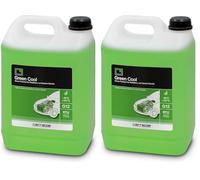 ERRECOM Green Cool, Líquido para Radiador Verde -30°C, Anticongelante G12 con Paquete inhibidor de Base orgánica Oat, Listo para Usar, 5 litros (Paquete de 2)