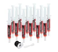 ERRECOM Red Brilliant - 12 x 7,5 ml, Detector Fluorescente UV a Base PoE para Localizar Las Fugas de Gas Refrigerante en los Sistemas A/A Auto con Compresor Eléctrico, Incluye el Adaptador para R134a
