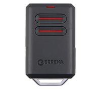 ERREKA KUMA KU02 Compatible con Erreka LUNA y Erreka RESON - Modelo Más Resistente de 2 Botones de Código Fijo - 2 Canales 433 MHz - Distancia 100 metros - Con Anilla para Llavero