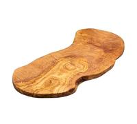 Erreke Tabla Cortar Cocina de 51cm en Madera Olivo Natural, Tabla Madera Cocina, Tabla de Cortar de Madera de Olivo Grande, para Servir, Picar, Carne Barbacoa Quesos Pan, Artesanal (51x26 cm)