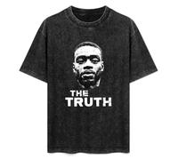 Errol Spence Jr The Truth Big Face Silhouette Boxing Fight Fan Mens T-Shirt Unisex Black Top tee S
