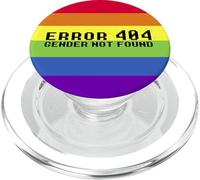 Error 404 GÉNERO NO Encontrado Mensaje no Binario Meme PopSockets PopGrip para MagSafe