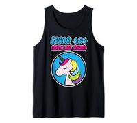 Error 404 Horn not found - Error 404 con unicornio Camiseta sin Mangas