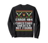 ERROR 404 JERSEY DE NAVIDAD NO ENCONTRADO Divertido Meme de codificación fea Sudadera