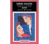 Error Analysis: Perspectives on Second Language Acquisition (Applied Linguistics and Language Study)