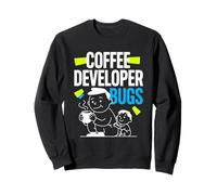 Error de Sintaxis Café No Encontrado Programador Humor Coder Sudadera