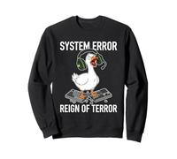 Error del Sistema Reign of Terror Funny Gamer Goose Rage Quit Sudadera