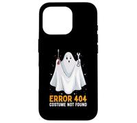 Error divertido 404: disfraz no encontrado fácil fantasma perezoso de Halloween Carcasa para iPhone 16 Pro