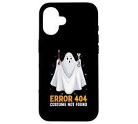 Error divertido 404: disfraz no encontrado fácil fantasma perezoso de Halloween Carcasa para iPhone 16