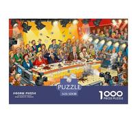 Error en la transmisión en Vivo del Estudio de televisión Puzzle De Madera Impermeable DIY Puzzles De 1000 Piezas Regalos para Adultos Imposible Rompecabezas Juegos Educativos
